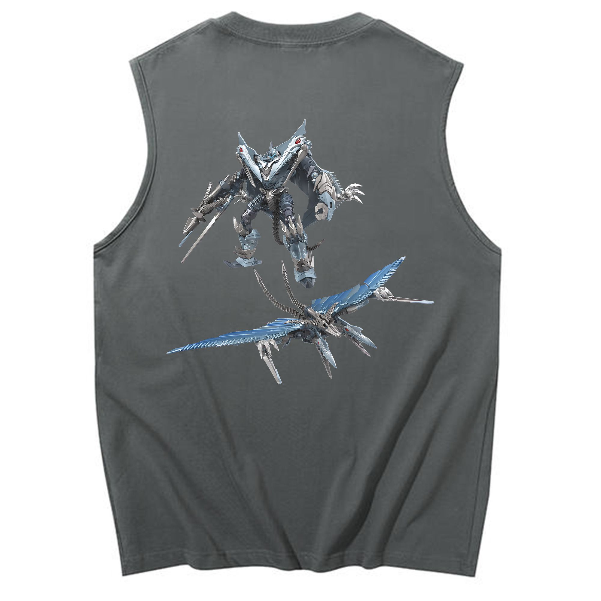 （画像用） Transformers トランスフォーマー コットン100％タンクトップ（背面プリント）